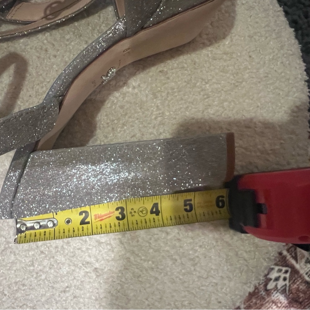 ANTONIO MELANI Silver Platform Heels - Picture 7 of 8
